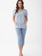 Piżama Luna 1304 2XL-3XL L26 Rozpinana