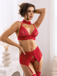 beauty night velvet sin set bn6762 nocna komplet stanik + majtki + pas do pończoch