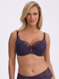 stanik półusztywniany semi soft gaia bs 1342 evelyn fiolet - kolor fioletowy