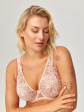 Biustonosz Soft Bralette Azal Skarlet - kolor beżowy