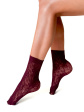Skarpetki Veneziana Rosa Stile - kolor bordeaux, kabaretka