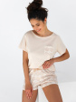 Piżama Sensis Ivy S-XL - kolor beżowy jasny