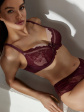 stanik miękki soft plunge ava 2276 merlot maxi