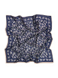Apaszka ART OF Polo 25217 Satin Fancy - kolor granatowy