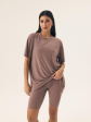 Piżama Henderson Ladies 42682 Nueva S-2XL, krótki rękaw