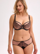 stanik półusztywniany semi-soft imani bso 1312 czarno-beŻowy