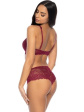 Biustonosz usztywniany Full CUP M-053/22 Carmela Burgund, usztywniane