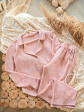 Piżama Belle Reverie MK 42 Blush S-L Rozpinana: widok 8
