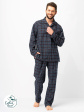 Piżama KEY MNS 480 B25 M-2XL Rozpinana Męska