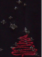 Rajstopy Dziewczęce Christmas Tree 40 DEN - kolor nero, mikrofibra