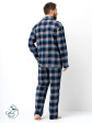 Piżama KEY MNS 431 B25 3XL-4XL Rozpinana Męska, rozpinane