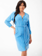 szlafrok frotte fr-280 - kolor chabrowy