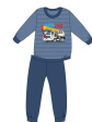 Piżama BOY Kids 478/162 Work Zone - kolor jeans, długi rękaw