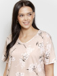 Koszula Fiora 3555 R.2XL-4XL - kolor beżowy, krótki rękaw