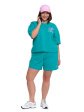 T-SHIRT Damski O Luźnym Z Napisami BD2400-013: widok 6