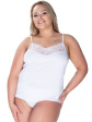 Koszulka Mewa 86384 Lena 36-50 - kolor biały, ramiączko
