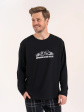 Piżama Moraj PDM5800-004 M-3XL - kolor black, długi rękaw