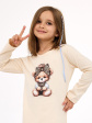 Koszula Cornette Kids Girl 549/197 2 86-128 - kolor beżowy, koszule nocne