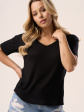 bluzka babell serina s-2xl - kolor czarny