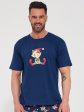 Piżama Cornette 326/324 ELF Christmas S-2XL, krótki rękaw