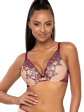 Biustonosz PUSH-UP Bralette MAT M-3808/11/1 Maureen - kolor beżowy-fioletowy, push up