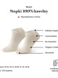Stopki Męskie 197 Naturalne 100% Bawełna
