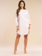 Koszula nocna damska Belle Reverie MK 24 Morning S-XL - kolor groszki