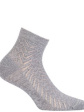 skarpetki bawełniane ażurowe - kolor grey
