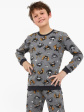 Piżama Cornette Kids BOY 264/182 BAT 2 98-128 - kolor szary, chłopięce