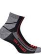 Zakostki Sportowe Męskie - kolor black.g95/w.997, wzorzyste