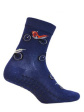 skarpetki wzorowane abs 6-11 lat - kolor navy.b7f/wz.291