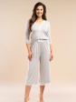 Piżama Belle Reverie THE Promise MK 37 3/4 S-XL - kolor srebrny, 3/4 rękaw