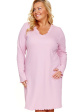 nap koszula nocna plus size w kolorze jasnoróżowym
