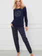 italian fashion arugia - kolor granat/druk