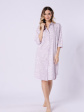 Koszula Leveza 1707 żaklina 3/4 M-2XL - kolor liliowy, 3/4 rękaw