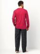Piżama KEY MNS 471 B25 M-2XL Męska, długi rękaw