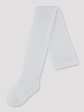rajstopy bawełniane ażurowe rb008 r.92-110 - kolor biały