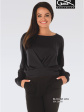 Blouse LEA  - kolor black, długi rękaw