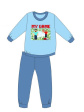 Piżama BOY Kids 477/147 MY Game - kolor niebieski, długi rękaw