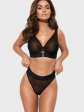 Biustonosz miękki Soft LOU Light SC-1215 Czarny