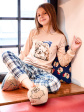 Piżama Cornette Young Girl 592/187 Bears 134-164