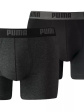 Bokserki Puma 2-PAK - kolor szary/melange/czarny