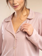 Piżama Belle Reverie MK 42 Blush S-L Rozpinana