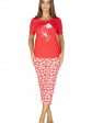 piżama damska 982a - kolor czerwony