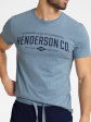 Piżama Henderson Core 40684 Ferrous M-2XL, krótki rękaw