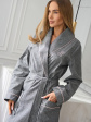 Szlafrok L&L 2530 Coco Długi S-2XL Damski - kolor szary, szlafroki