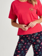 piżama dora 3109 - kolor malinowy