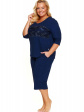 Nap Piżama Plus Size Z Wiskozy