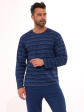 Piżama Cornette Various 138/56 3XL-5XL Męski - kolor granatowy, długi rękaw