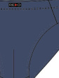 Slipy Redo 1SE-237 M-3XL - kolor jeans